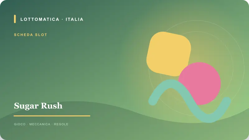 Sugar Rush: illustrazione astratta a tema caramelle e gelatine