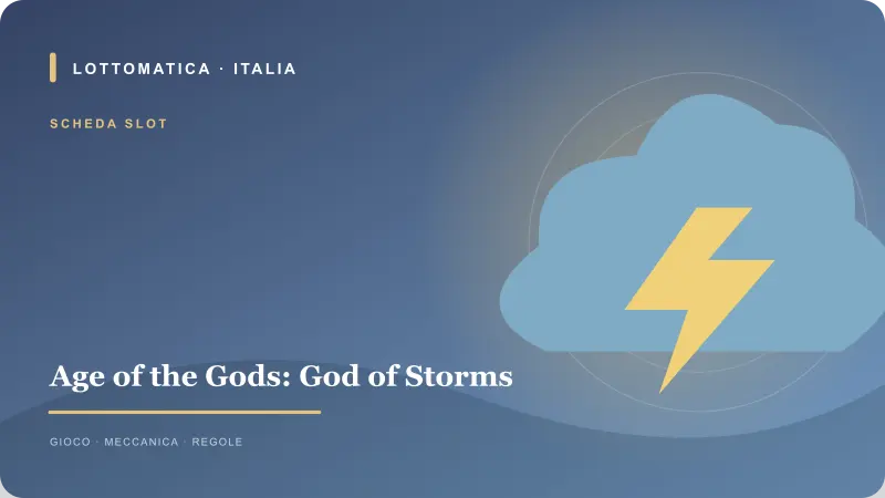 Age of the Gods: God of Storms: illustrazione astratta a tema mitologia greca
