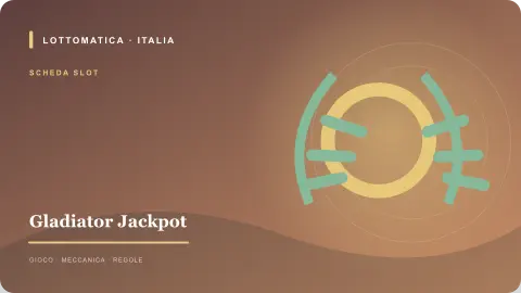 Gladiator Jackpot: illustrazione astratta a tema arena e gladiatori