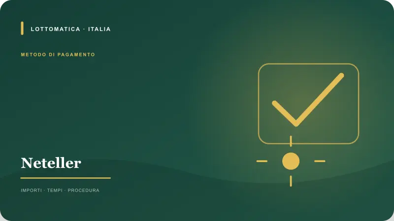 Neteller: opzioni e dati principali